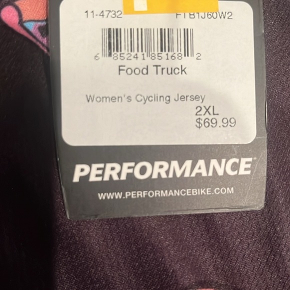 Performance Bike XXL Women’s Cycling Jersey NWT - Picture 2 of 3